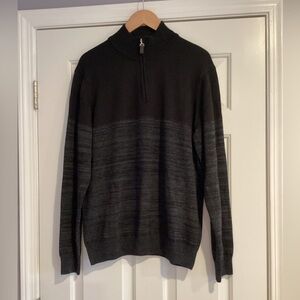 Daniele Blasi 1/4 Zip Wool Blend Knit Pullover Sweater XL